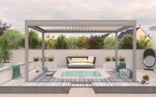 Installation de pergola LUX Attractiv près de Cambrai