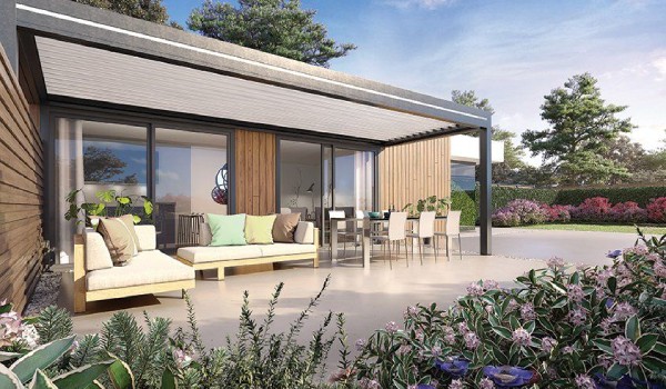 Installation de pergola LUX Harmony près de Cambrai