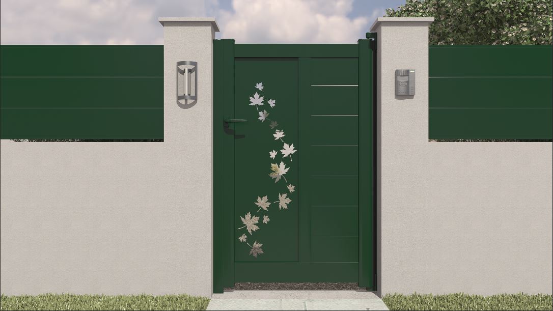 Installation de portail alu Attractiv près de Cambrai