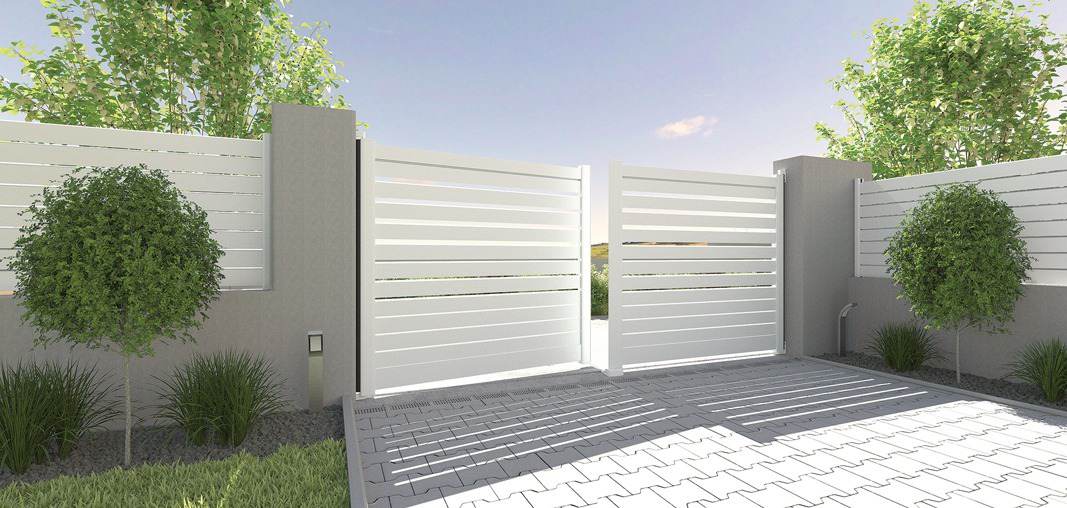 Installation de portail alu Attractiv - Street près de Cambrai